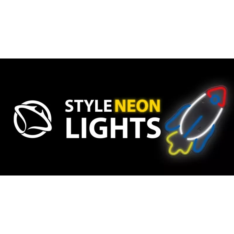 LED-neonlicht MANTA SNL91MT Style RAKETA – decoratief LED-neonpaneel, model SNL91MT