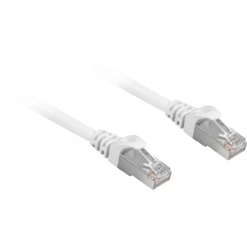 Patchkabel RJ45 Cat.6a SFTP (wit, 2 meter, LSOH (halogeenvrij))