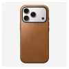 Telefoonhoesje Nomad Modern Leather Case voor iPhone 17 Pro, 16 cm (6,3 inch), tan, leer & PC/TPU