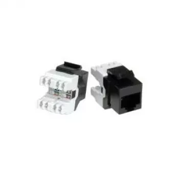 ROLINE Cat.5e Keystone, RJ-45, ongeafschermd, zwart (26.11.0342)
