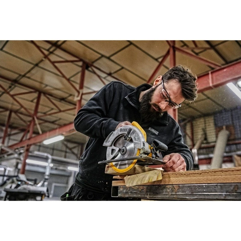DeWALT DWE560 handcirkelzaag, 1350 W, zaagblad 184 mm, 5500 tpm, geel/zwart