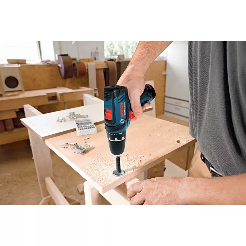 Bosch GSR 12V-15 Professional 650 g zwart, blauw, rood, zilver