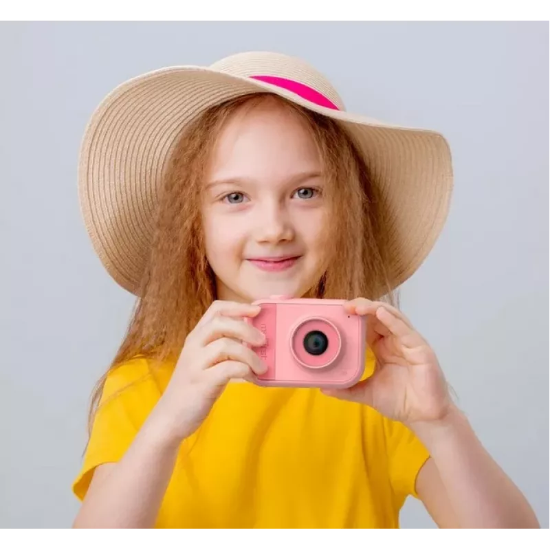 Digitale kindercamera Xrec myFirst Camera 10 — roze, voor kinderen vanaf 5 jaar, 76 g