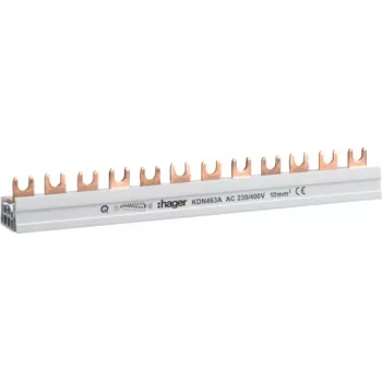 Fasesammelrail 3P+N 10q 12mod Vork KDN463A (KDN463A)