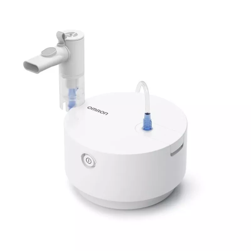 Omron C28P NE-C105-E vernevelaar, 2,65 µm MMAD, 0,5 ml/min, wit