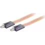 Satelliet-raamdoorvoer ShiverPeaks 86375 transparant extra dun – coaxdoorvoer voor SAT-kabel