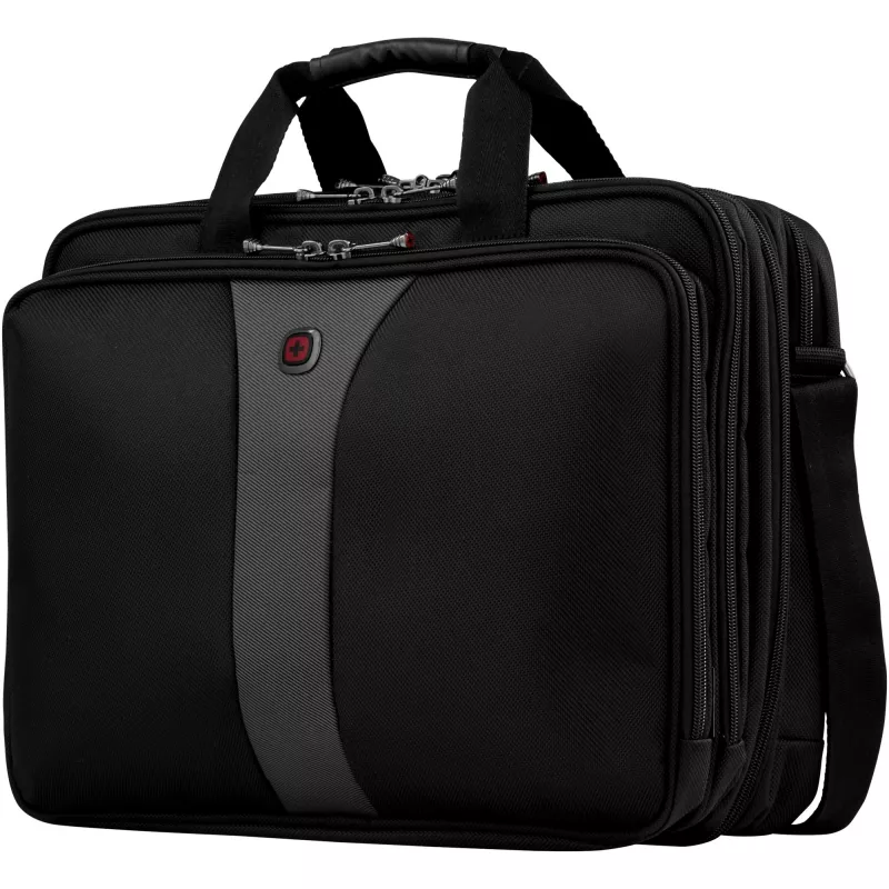 Wenger/SwissGear Legacy 17 notebooktas 43,2 cm (17) aktetas zwart, grijs