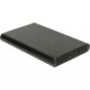 HDD-behuizing Inter-Tech 88884122 zwart 2.5 inch