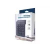 Gembird KPD-W-02 draadloos numeriek toetsenbord, 2,4 GHz, USB, 18 toetsen, zwart