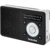 TechniSat DigitRadio 1 A 0100/4997 digitale radio, DAB+/FM, RDS, 40 zendergeheugens, ASA-waarschuwingsfunctie, zwart/zilver