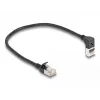 Netwerkkabel DeLOCK RJ45 Cat.6A 0,25 m zwart