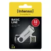 USB-flashdrive Intenso 32GB USB Type-A 2.0 zwart zilver
