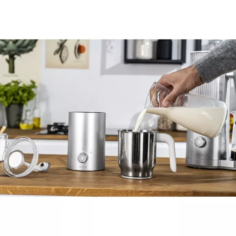 Zwilling Enfinigy zilver melkopschuimer