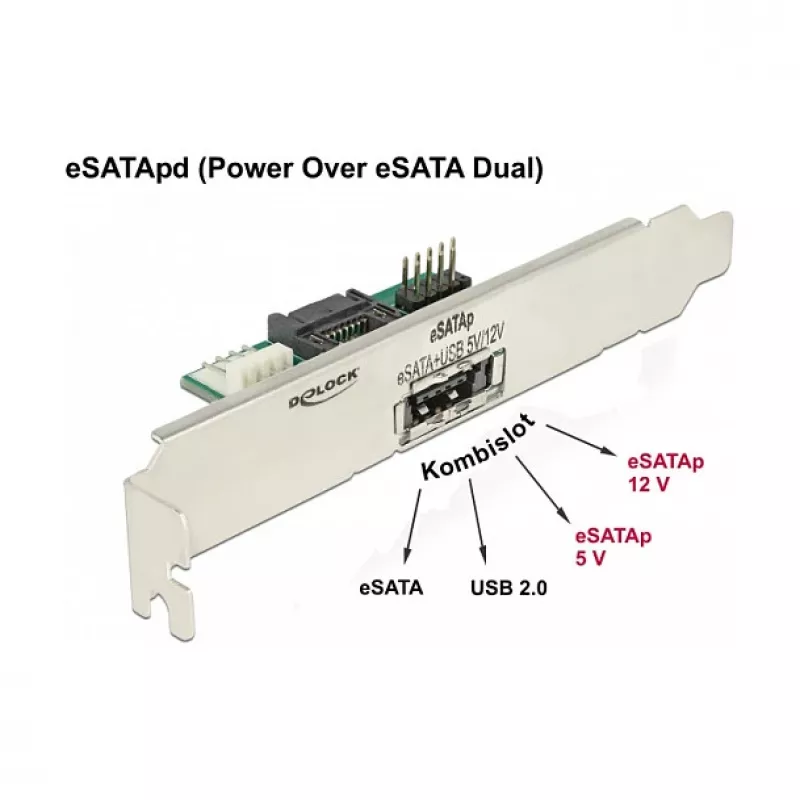 Interne eSATA-adapter DeLOCK 63921