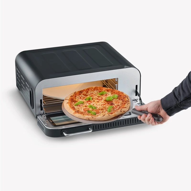 Pizzabakautomaat Severin PG 8575 2000 W zwart 1 pizza digitale timer