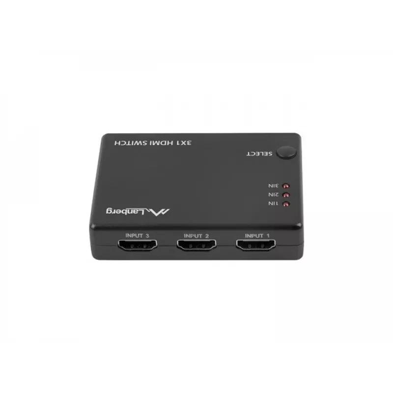 LANBERG VIDEOSWITCH 3X HDMI + MICRO USB POORT