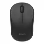 Savio MB-03 draadloze optische muis, 2,4 GHz USB-ontvanger, 1000 DPI, 3 knoppen, AA-batterij, 99x60x39 mm, 51 g, zwart