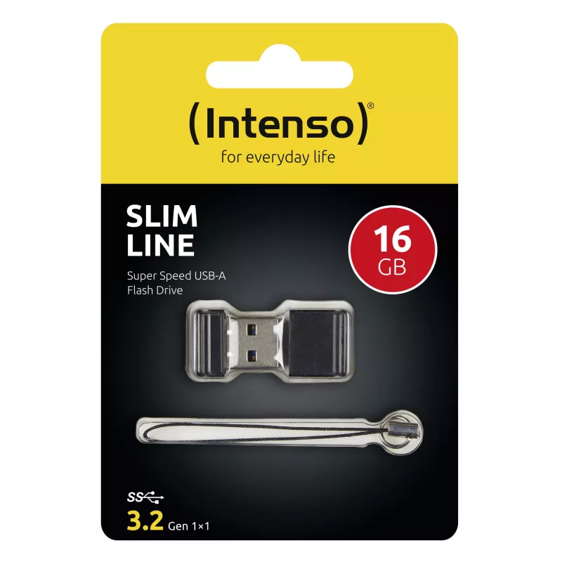 USB-flashstation Intenso 16 GB USB Type-A 3.2 Gen 1 zwart