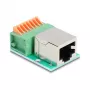 DeLOCK 90652 kabel-adapter RJ45 8-pins klemmenstrook groen zilver