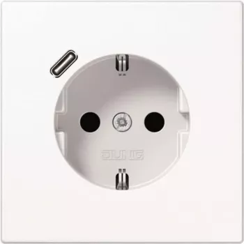 Schuko-stopcontact met USB LS1520-18CWW Type-C (LS1520-18CWW)