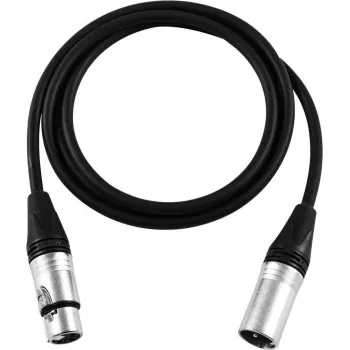 XLR 3-pin-kabel PSSO 15 m met Neutrik-stekkerverbindingen