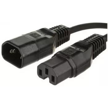 Microconnect PE011410 stroomkabel zwart 1 m C14-koppeling C15-koppeling