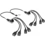 USB-hub DELOCK 61072 — 8-poorts USB 2.0-hub, busgevoed