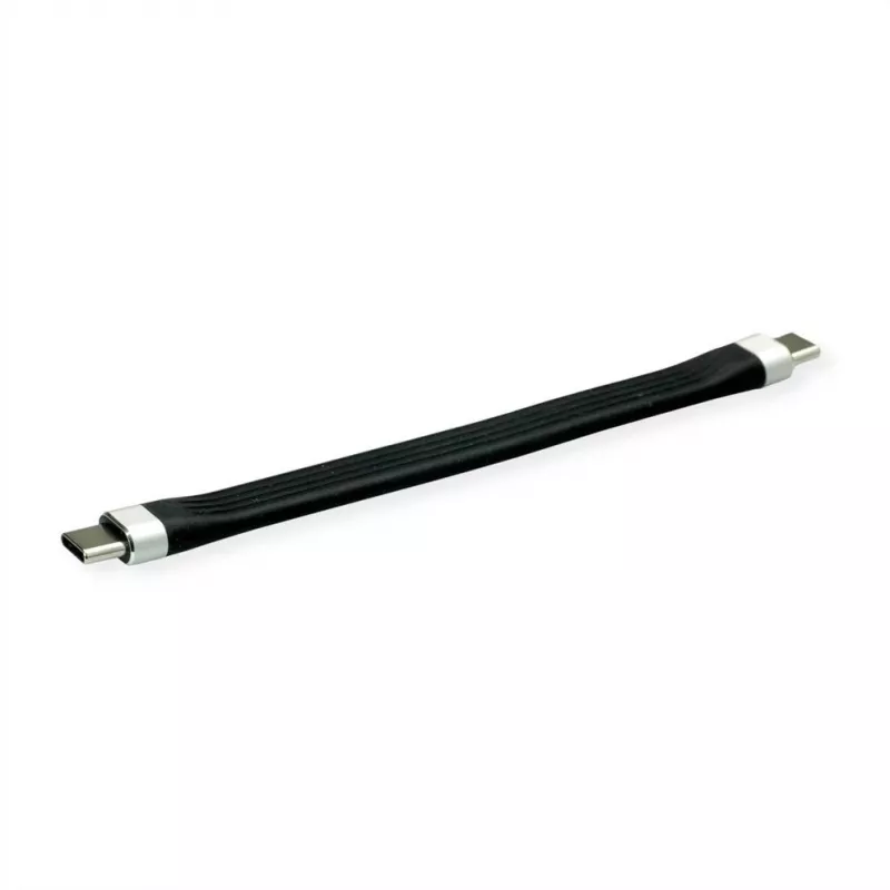 ROLINE 11.02.9054 USB-kabel 0,11 m USB 3.2 Gen 2 (3.1 Gen 2) USB C zwart (11.02.9054)