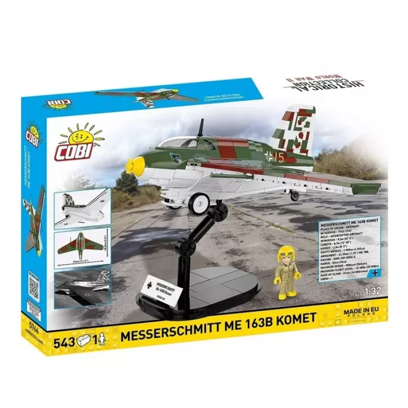 Bouwstenen Messerschmitt Me 163B Komet 543 onderdelen