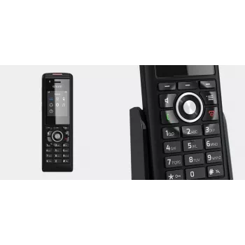 Draadloze telefoon Snom M85 nummerherkenning Zwart