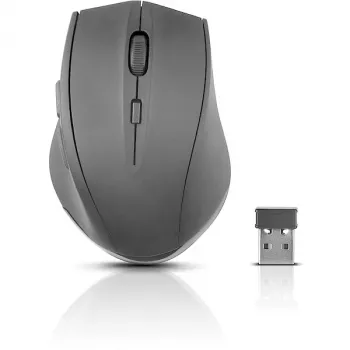 SPEEDLINK CALADO Silent SL-6343-RRBK - Muis - Voor rechtshandigen - optisch - 5 knoppen - draadloos - 2.4 GHz - draadloze ontvanger (USB)