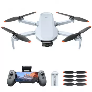 Potensic ATOM 2 quadcopter met 4 rotoren, 48 MP, 3840 x 2160 pixels, 2230 mAh, grijs