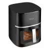 Amica AFM 6020 heteluchtfriteuse, 7,2 l, 1700 W, 10 programma's, lcd-display, zwart