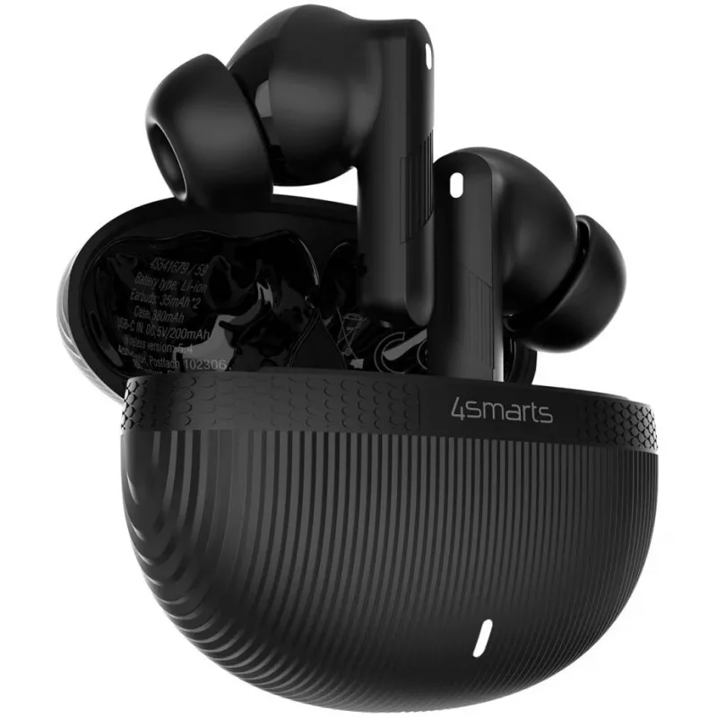 Headset 4smarts SkyBuds Pro ANC True Wireless Stereo Bluetooth zwart