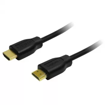 LogiLink CH0055 high-speed HDMI-kabel met Ethernet, HDMI 1.4, A male – A male, vergulde contacten, 20 m, zwart