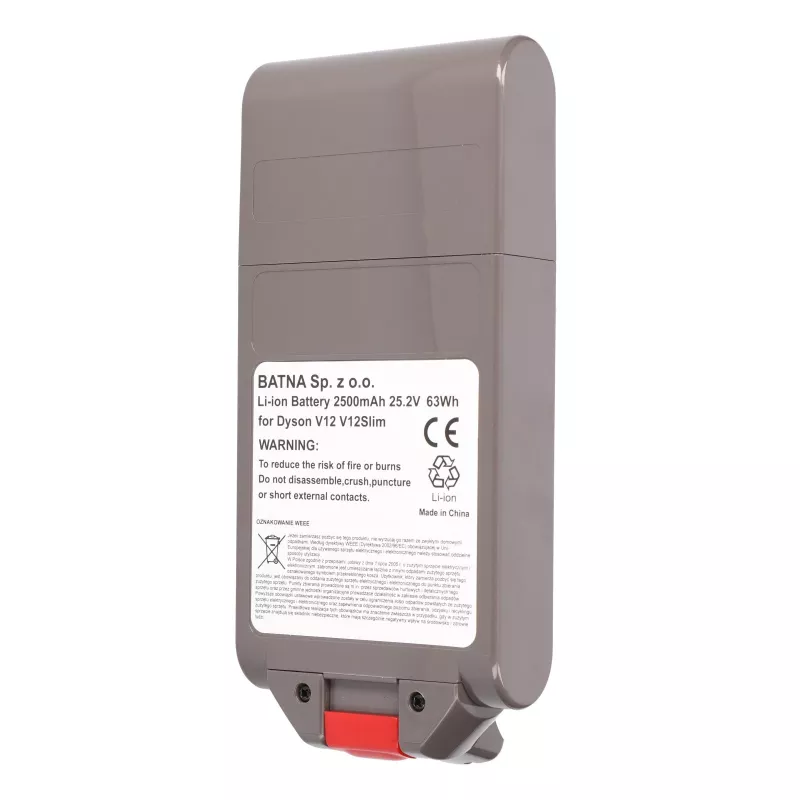 Accu voor Dyson stofzuiger V12, 25,2V 2500mAh