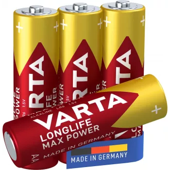 VARTA Max Tech mignon batterij 1,5 V 4-stuks blister (4706101404)