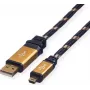 ROLINE GOLD USB 2.0-kabel, Type-A - 5-pin mini 1,8m (11.02.8822)