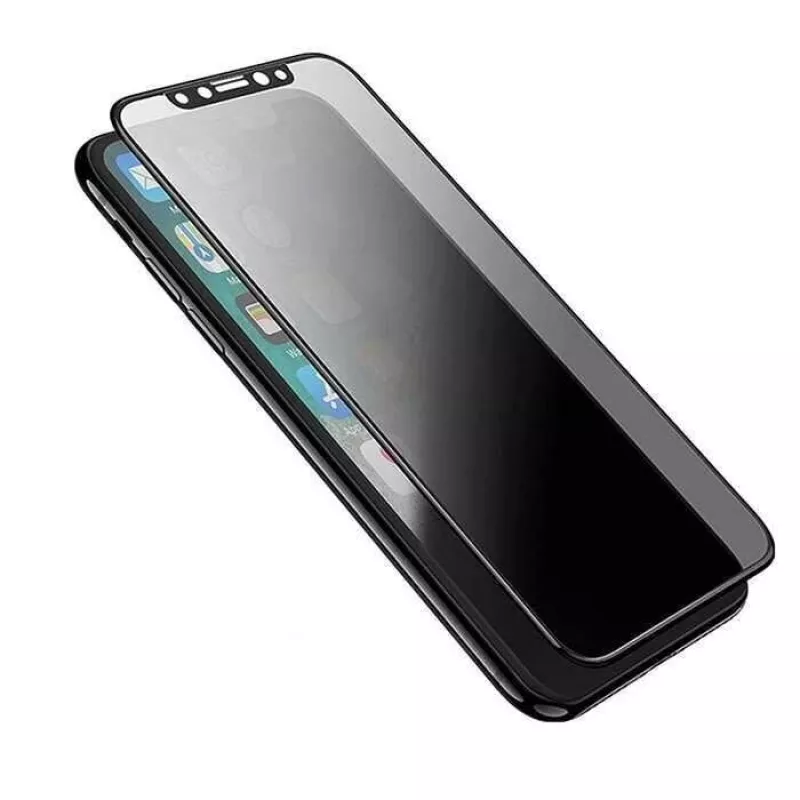 Gehard glas displayschermbescherming Devia Real Series voor iPhone XS Max 3D Full Screen zwart