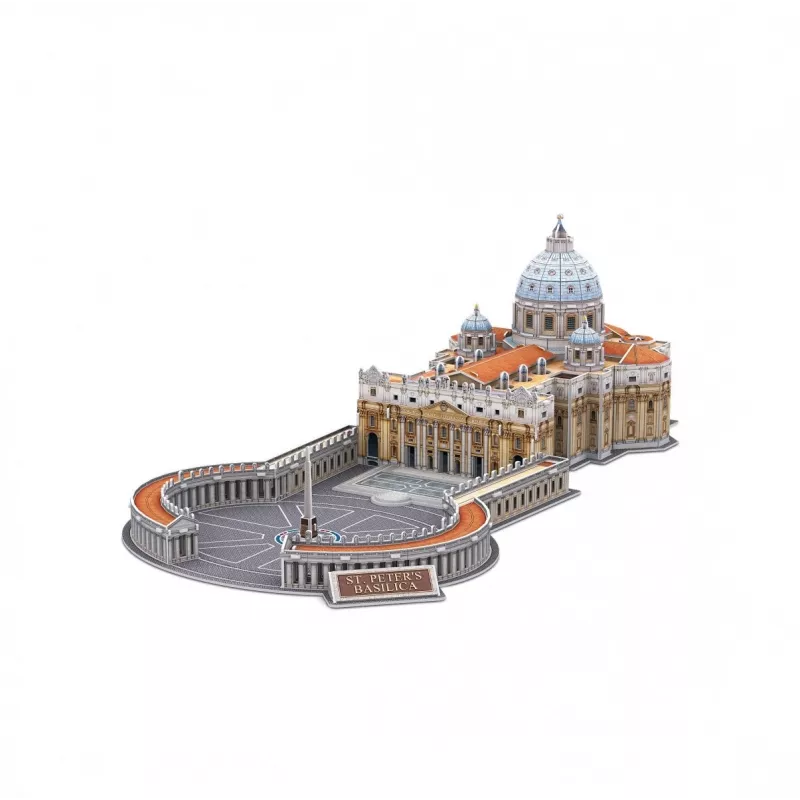 3D-puzzel Cubicfun Petersdom model 306-DS0997H, kartonnen onderdelen, gemonteerd schaalmodel