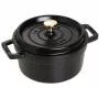 Staub La Cocotte 20 cm rond, zwart, gietijzer (40509-487-0)