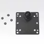 RAM Mounts 100x100mm VESA-plaat met kogel zwart 121mm