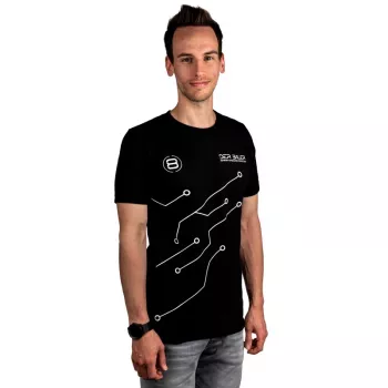 T-shirt der8auer PCB-design, maat M — der8auer merkbekleding
