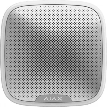 Draadloze straatsirene Ajax StreetSiren wit IP54