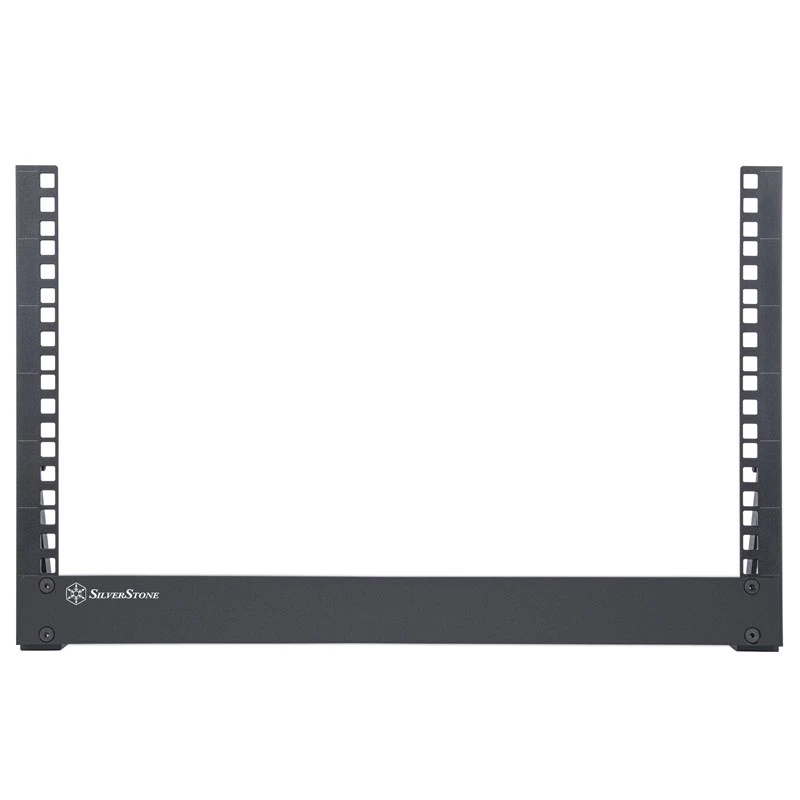 Rackmount open-frame 6HE 19 inch SILVERSTONE SST-RK06U-OF desktoprack zilver