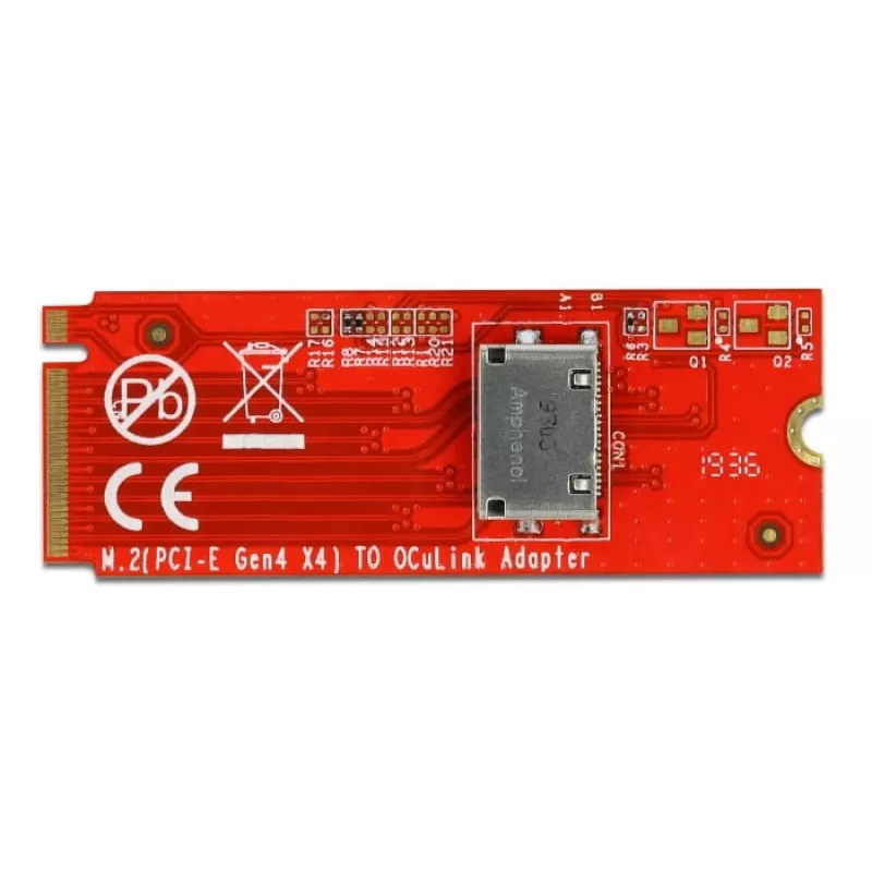 M.2 Key M naar 1 x OCuLink SFF-8612-converter DeLOCK 64106