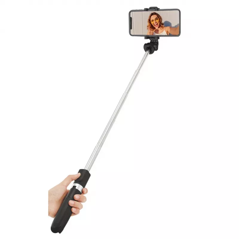 Statief MEDIA-TECH MT5542 selfiestatief 2in1 in hoogte verstelbaar licht