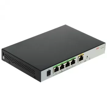 Hikvision DS-3WG105GP-SI bedrade router Fast Ethernet, Gigabit Ethernet zwart, grijs