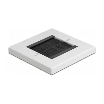 Wandplaat DeLOCK 66491 wit