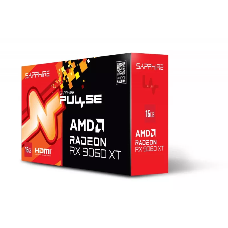 SAPPHIRE PULSE Radeon RX 9060 XT 16GB videokaart